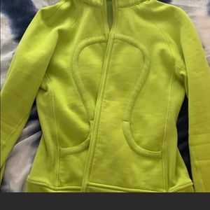 Light green lululemon scuba hooded sweatshirt